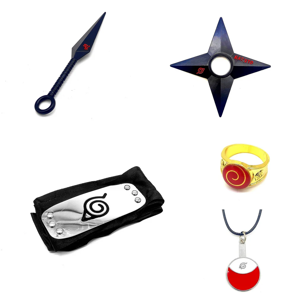 Naruto Metal Weapon Set of 5 - V1