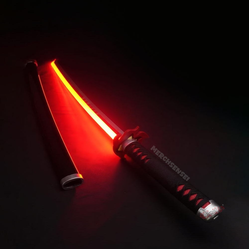 *LED* NEW* FIRE Tanjiro's New Nichirin x SwordsMan *PRICE DROP*