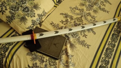Click to view full screen *LED* Battle-Ready Rengoku Nichirin Katana | Demon Slayer photo review